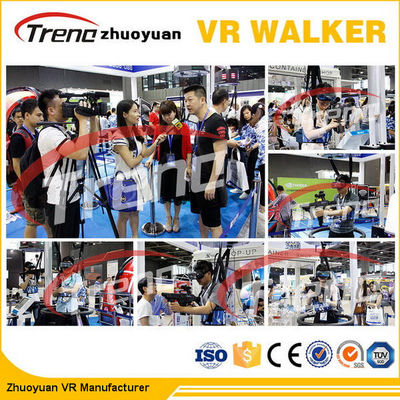 Shopping Mall Multi Directional Treadmill Virtual Reality 360 Degree View Mudah Beroperasi