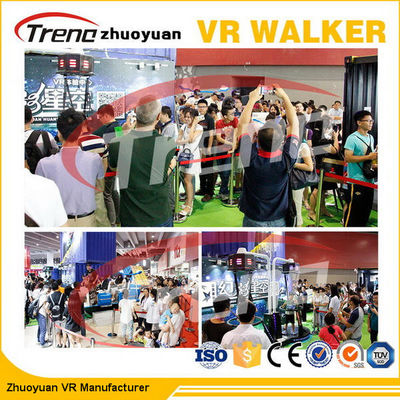 Combat Flight Gun Shooting Simulator Realita Virtual Treadmill Untuk Pusat Perbelanjaan