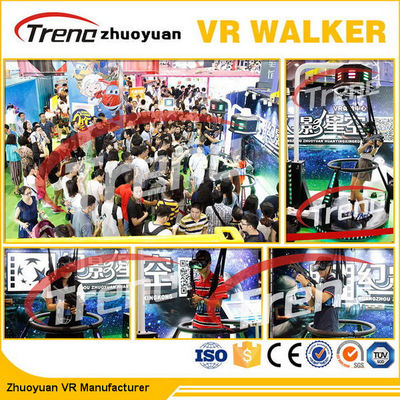 Shopping Mall Elektronik Virtual Reality Berjalan Treadmill Layar Virtual 800 Watt AC 220 Volt