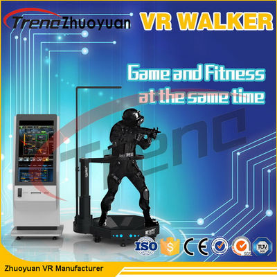 Shopping Mall Elektronik Virtual Reality Berjalan Treadmill Layar Virtual 800 Watt AC 220 Volt