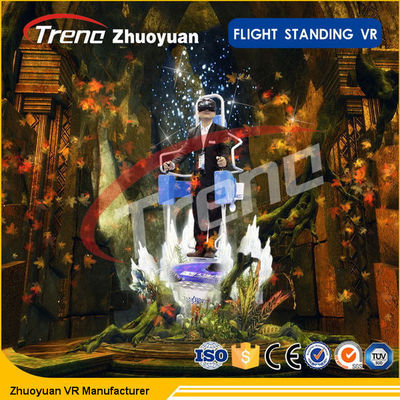 Full Motion Virtual Reality Flight Simulator Berdiri Dengan Kacamata VR 1080P 360 Degree