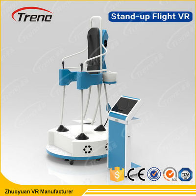 3 DOF Electric Stand Up Flight VR Simulator Dengan layar 5.5 Inch HD 2K