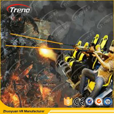 Hotel Bintang Dinamis Listrik 5D Motion Cinema Mewah 9 Kursi Dengan Kacamata VR 3D