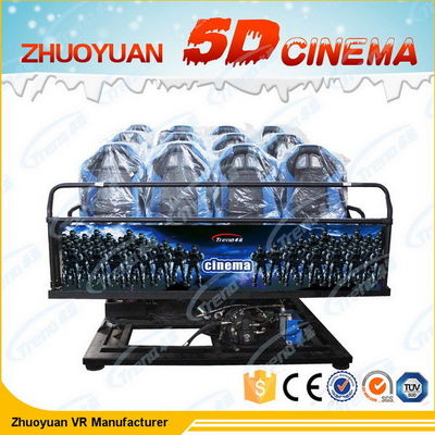 2250 Watt 220 Volt Peralatan Bioskop 5D, Roda Gerak 5D Dengan Suara Surround