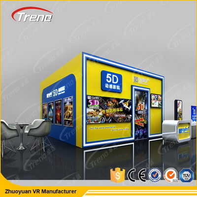 Action 5D Cinema Equipment, Teater Bioskop 5D dengan Kursi Hidrolik Dinamis