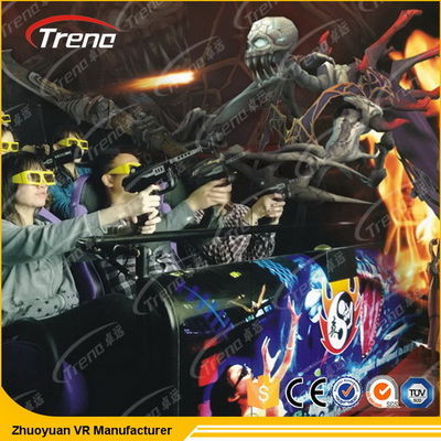 Outdoor Electronic 5D Motion Ride, Teater Film 5D dengan Virtual Reality Controller