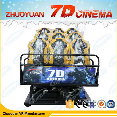 Multiplayer 7D Cinema Simulator Dengan Layar Logam Paduan Aluminium