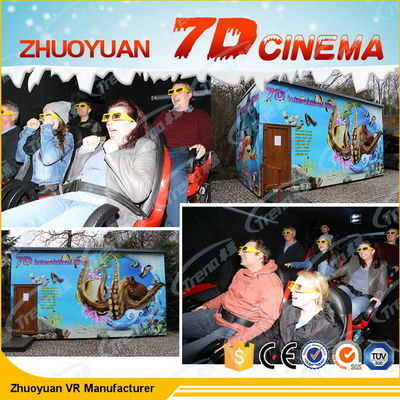 Indoor XD Movie Theater, 6 DOF Electric 7D Cinema Equipment ISO 9001 Disetujui