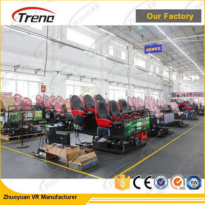 Movable Digital Control 7D Movie Theater 4 Kursi / 6 Kursi Dengan Sistem Hidrolik