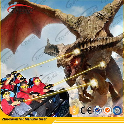 Kacamata 3D Funin VR Multiplayer Sistem Listrik Bioskop Interaktif 5D / 7D