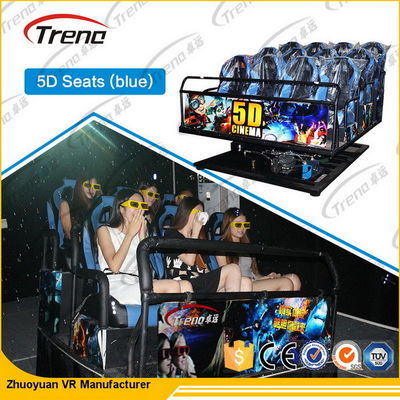 Perabotan Indoor 7D Movie Theater 12 Tempat Duduk Dengan Game Shooting yang Menyenangkan