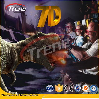 Perabotan Indoor 7D Movie Theater 12 Tempat Duduk Dengan Game Shooting yang Menyenangkan