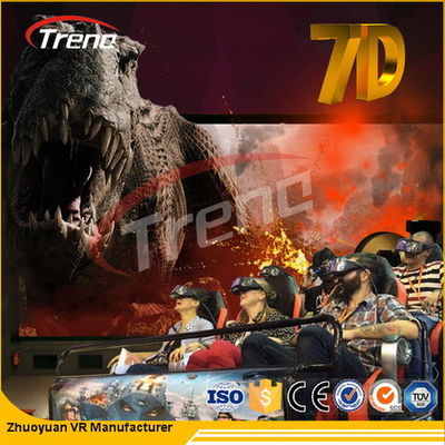 Perabotan Indoor 7D Movie Theater 12 Tempat Duduk Dengan Game Shooting yang Menyenangkan