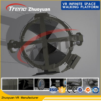 220 V Space Walk VR Theme Park Simulator Dengan 360 derajat HTC / Vive Glasses