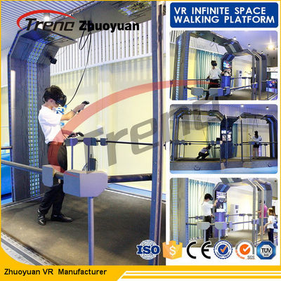 Shooting Gun Berjalan Simulator Realitas Virtual Pelacakan Pelacakan 360 ° Untuk Mal Perbelanjaan