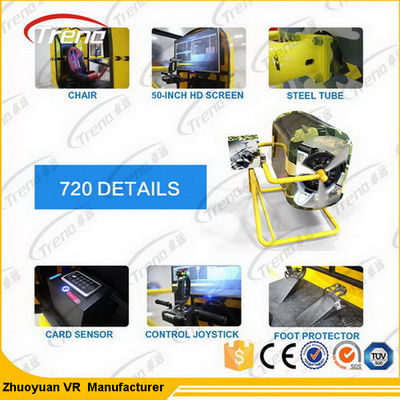 Theme Park Gun Shooting VR Flight Simulator 720 Degree Untuk Tempat Wisata