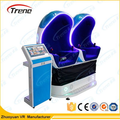 Multi pemain Hiburan Ride 9D Virtual Reality Simulator Triple Cinema Kursi Electric Full Motion