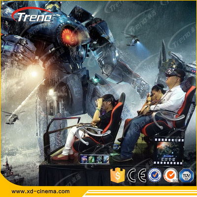 Realitas Virtual Virtual 5D Mobile Cinema, Teater Bergerak 5D Dengan Kursi Hidrolik Dinamis