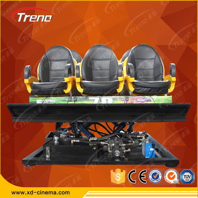 Taman Hiburan Gun Shooting 7D Cinema Equipment Dengan 6 DOF Electric Platform