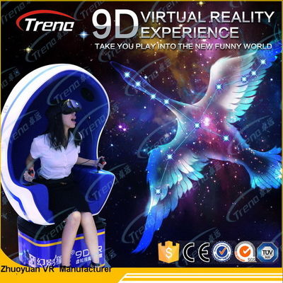 Sertifikat CE 220v 9D Virtual Reality Cinema Simulator Pertempuran Gratis 1 Orang