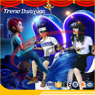 220v Virtual Reality Double 9d VR Simulator Penumpang Single / Triple / Double CE