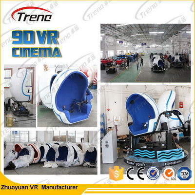 Alat Hiburan Taman Hiburan Funny 9d VR Simulator 220V Electric System