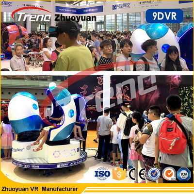 Multi pemain Hiburan Ride 9D Virtual Reality Simulator Triple Cinema Kursi Electric Full Motion