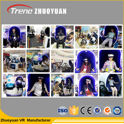 1.5KW Multiplayer Game Machine 9d Cinema Simulator Dengan 360 Rotating Helmet