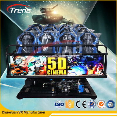 6 DOF Snow Virtual Reality 5D Cinema Equipment  With Hydraulic / Electric Platform