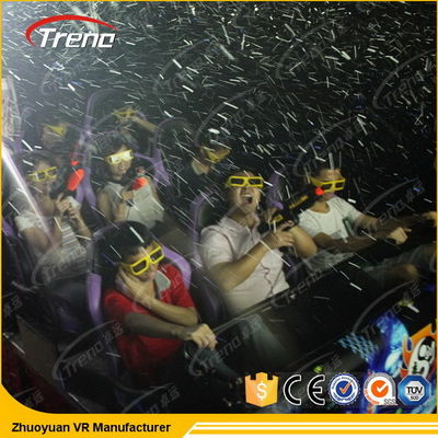 3 Dof Peralatan Bioskop Listrik / Hidrolik 5D 7D Simulator Bioskop dengan kursi gerak