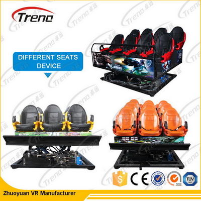 6/9/12 Kursi 7d Sistem Bioskop 6 Platform Dof Peralatan Teater 7d