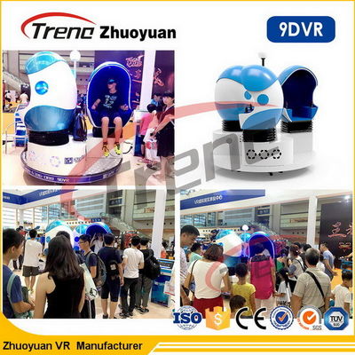 220v Virtual Reality Double 9d Aksi Bioskop Single / Triple / Double Passenger CE