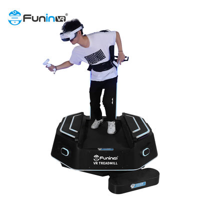 Interaktif Indoor 360 Derajat 9D Vr Berdiri Platform Walker Treadmill Vr Berjalan