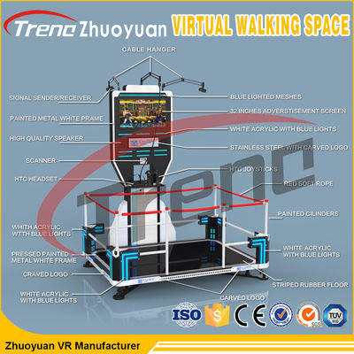 VR Infinite Space Virtual Reality Walking Platform 360 ° Single Player Untuk Mall Center