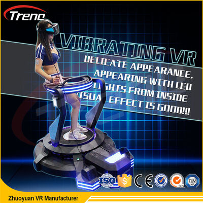 Roller Coaster Gerakan Getaran VR Helmet Simulator Di Pusat Belanja
