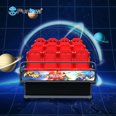 Layar melengkung HD Proyeksi 5D 7D VR Cinema With Motion Seats