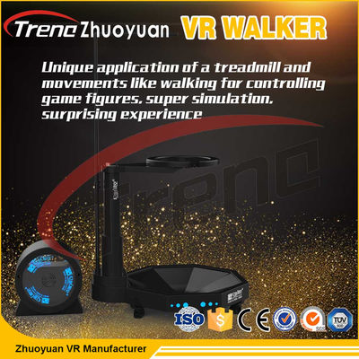 800 Watt Shooting Game Pertempuran 9D VR Treadmill Virtual Run VR Walker Simulator