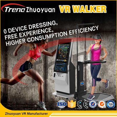 800 Watt Shooting Game Pertempuran 9D VR Treadmill Virtual Run VR Walker Simulator