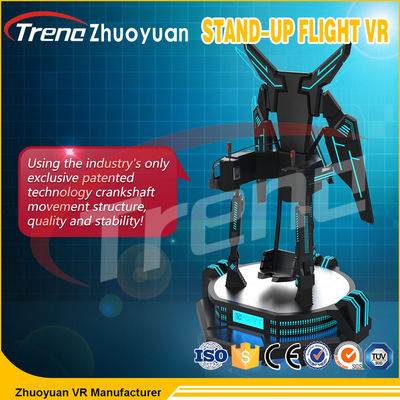 Funin Keren Black Sheet Metal Eagle VR Simulator Penerbangan Untuk Anak-anak AC220V
