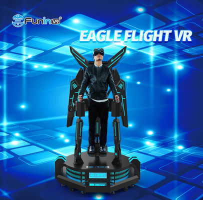 0.8kw Stand Up Flight VR Simulator Ultimate Platform Kecepatan Gerak Tinggi