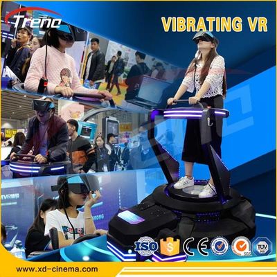Colorful Model Design Vibrating VR Simulator Coin Operated With HD VR Glasses