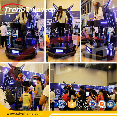 Game Indoor yang Menakjubkan VR Virtual Reality Simulator Stand Up Flight Simulator Machine