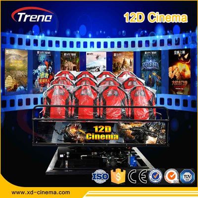 Sistem Listrik 5KW 9D VR Cinema 9D VR Simulator Enam Pemain Kursi untuk Hiburan