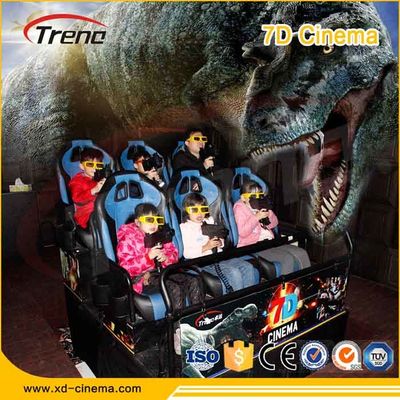 Sistem Listrik 5KW 9D VR Cinema 9D VR Simulator Enam Pemain Kursi untuk Hiburan