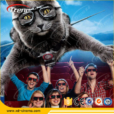 70 PCS 5D Movies Amusement Park Gun Shooting 7D Cinema Equipment With 6 DOF Electric Platform