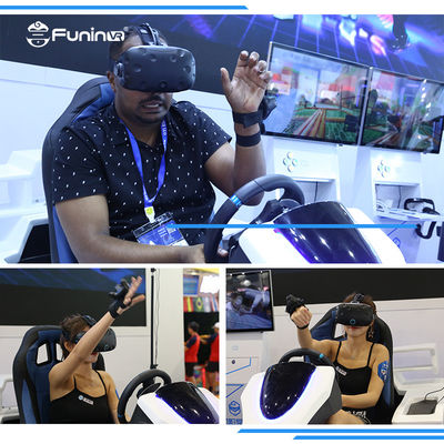 Simulator VR Standar Keamanan dengan 92 PC Game 360 derajat Gerak / HD Surround Screen
