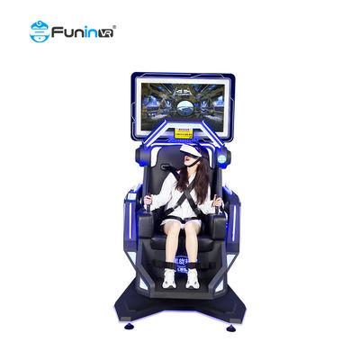 Multiplayer Adventure Park 9D VR Simulator dengan VR Headset Metal Platform AC220V Power
