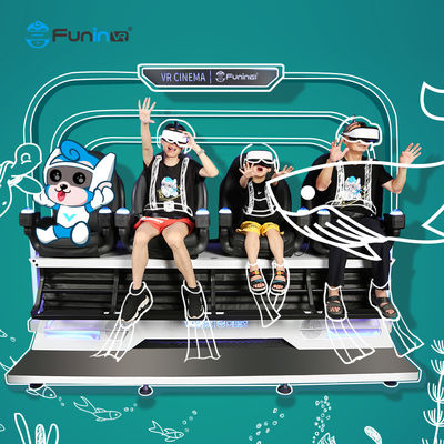 Motion Seat Virtual Reality Cinema Simulator / Vr Amusement Park Combo Immersive Thrills