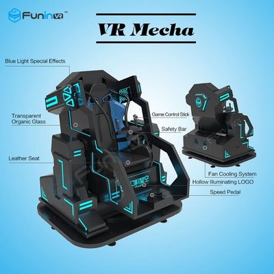 Satu Mesin Mecha Style Arcade Game Machine Dengan Kulit Motion Seat / 9D Virtual Reality Cinema