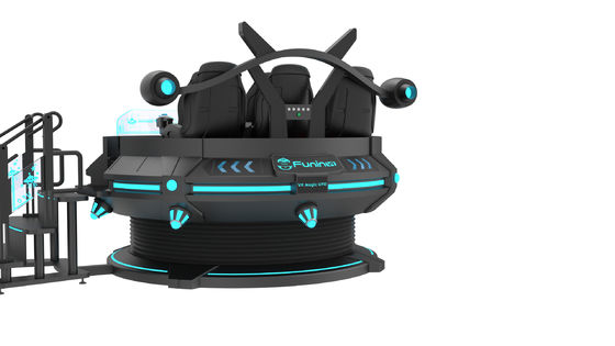 Hiburan 55 Inch Screen 9D VR Kursi AC220V 5 Kursi